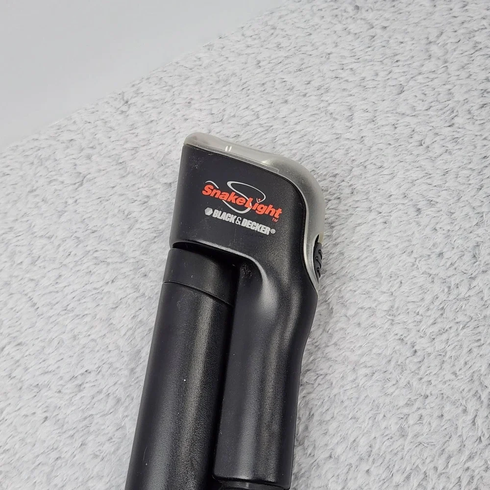 Vintage Black & Decker SnakeLight Hands Free Flexible Flashlight Tested Works